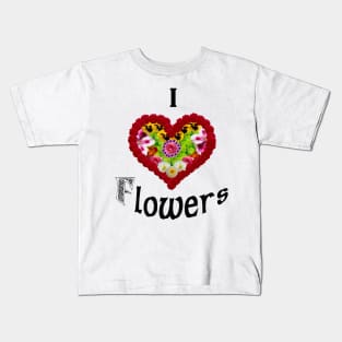 love flowers Kids T-Shirt